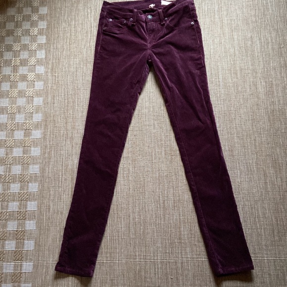 rag & bone Velvet Skinny Jeans - Picture 6 of 12